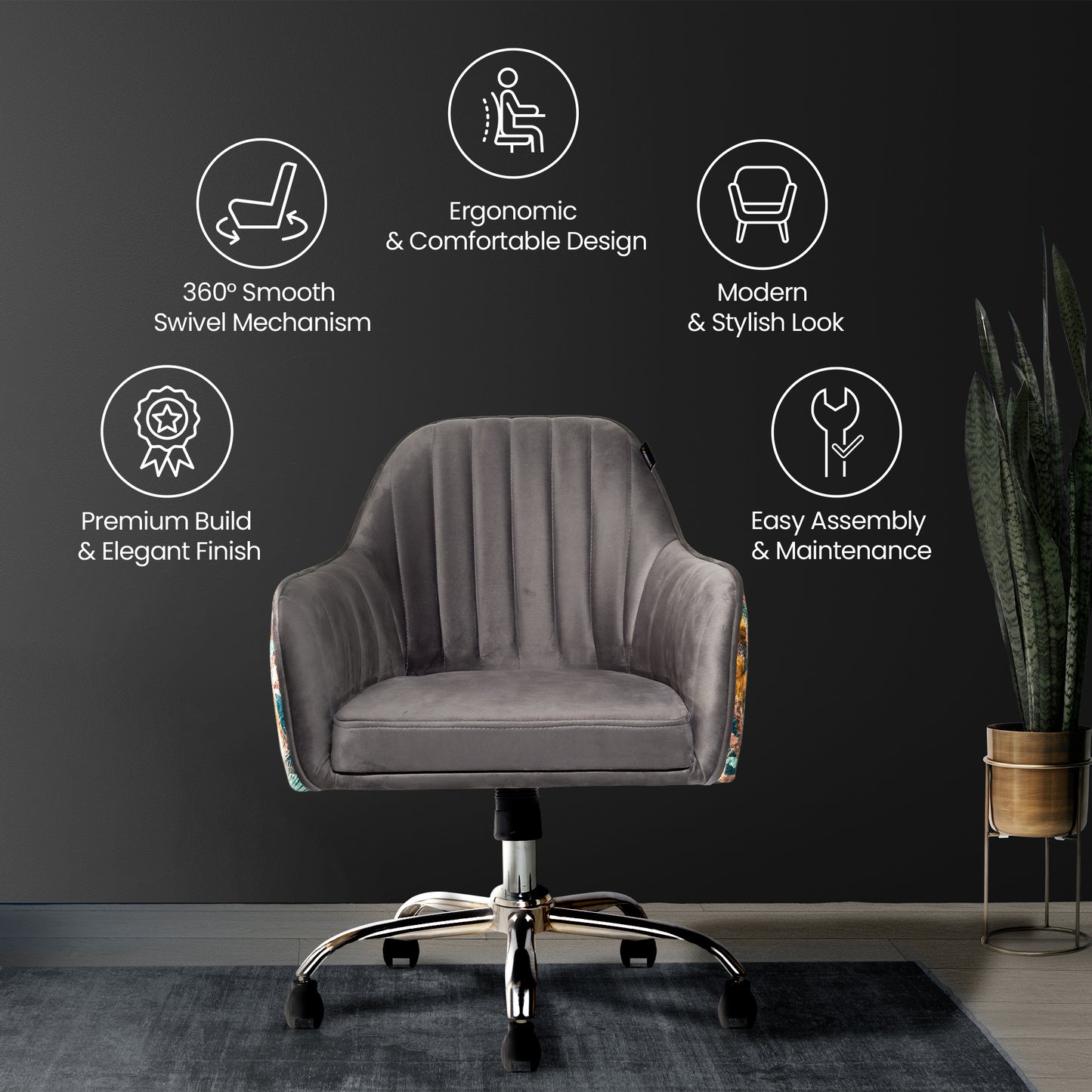 Gray colour office cafe features image