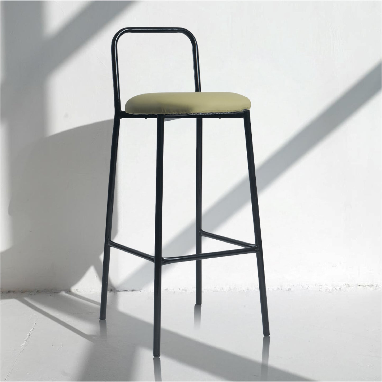 Zen Bar Chair - Low Back Bar stool (Parrot Green)
