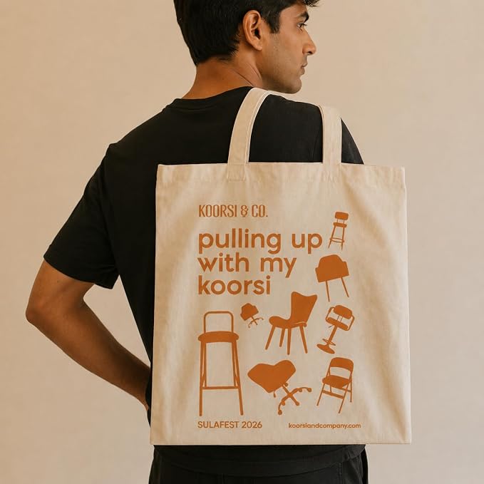 KOORSI & COMPANY. Cotton Canvas Tote Bag for Women & Men | Reusable Eco-Friendly