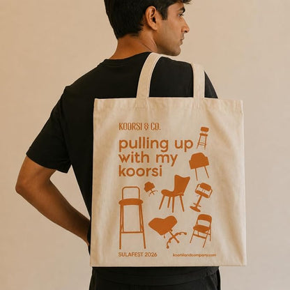 KOORSI & COMPANY. Cotton Canvas Tote Bag for Women & Men | Reusable Eco-Friendly