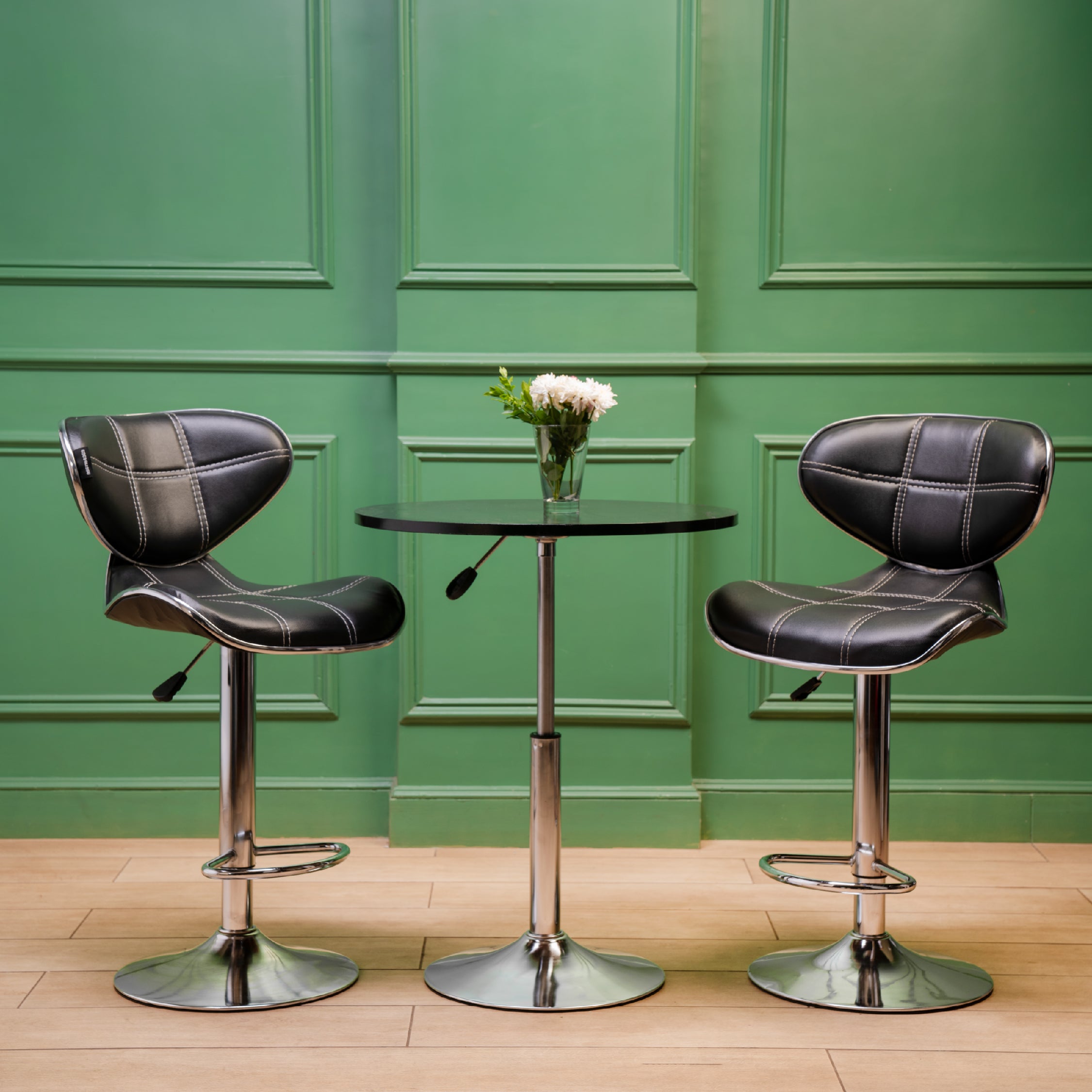 Apple Bar Chair - Stylish Revolving Bar Stool with 360° Swivel Seat ...