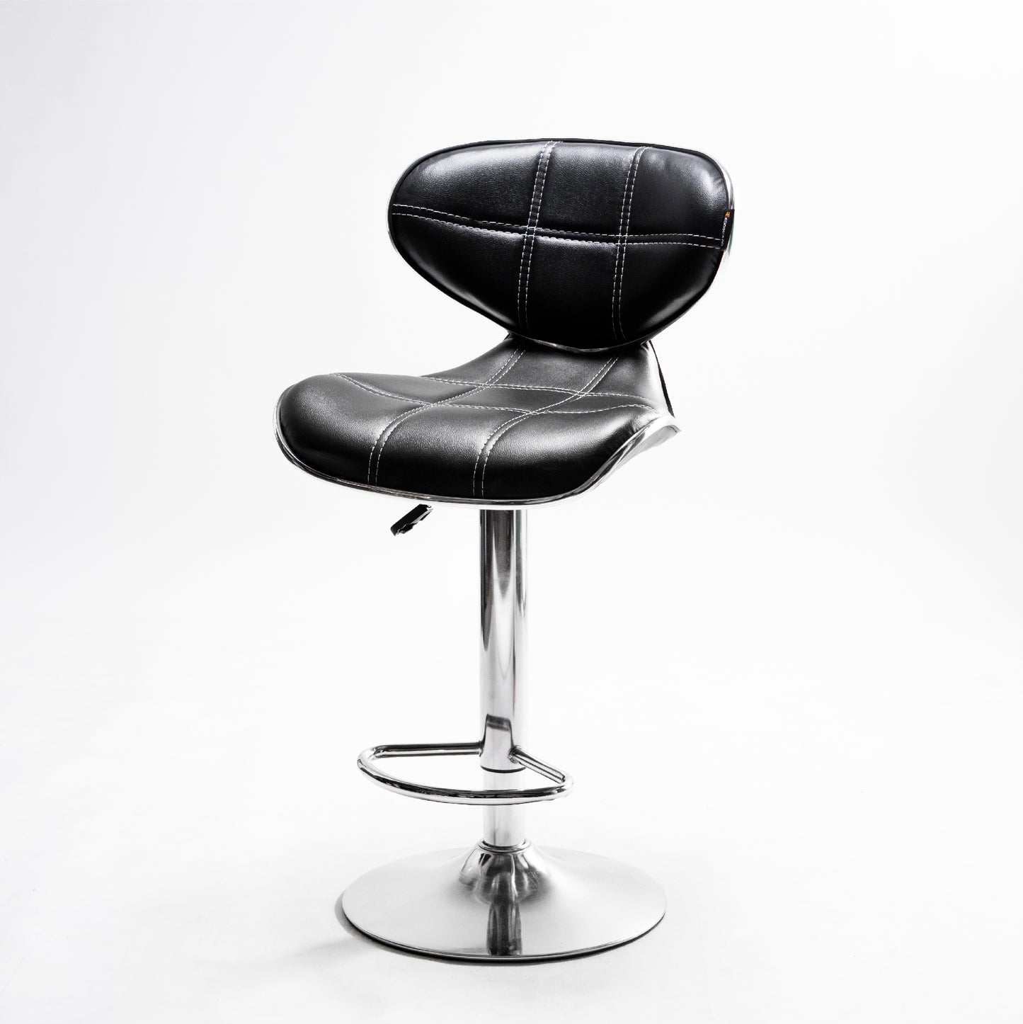 Apple Bar Chair - Black left view