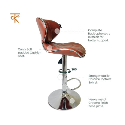 Apple Bar Chair - Brown product description 