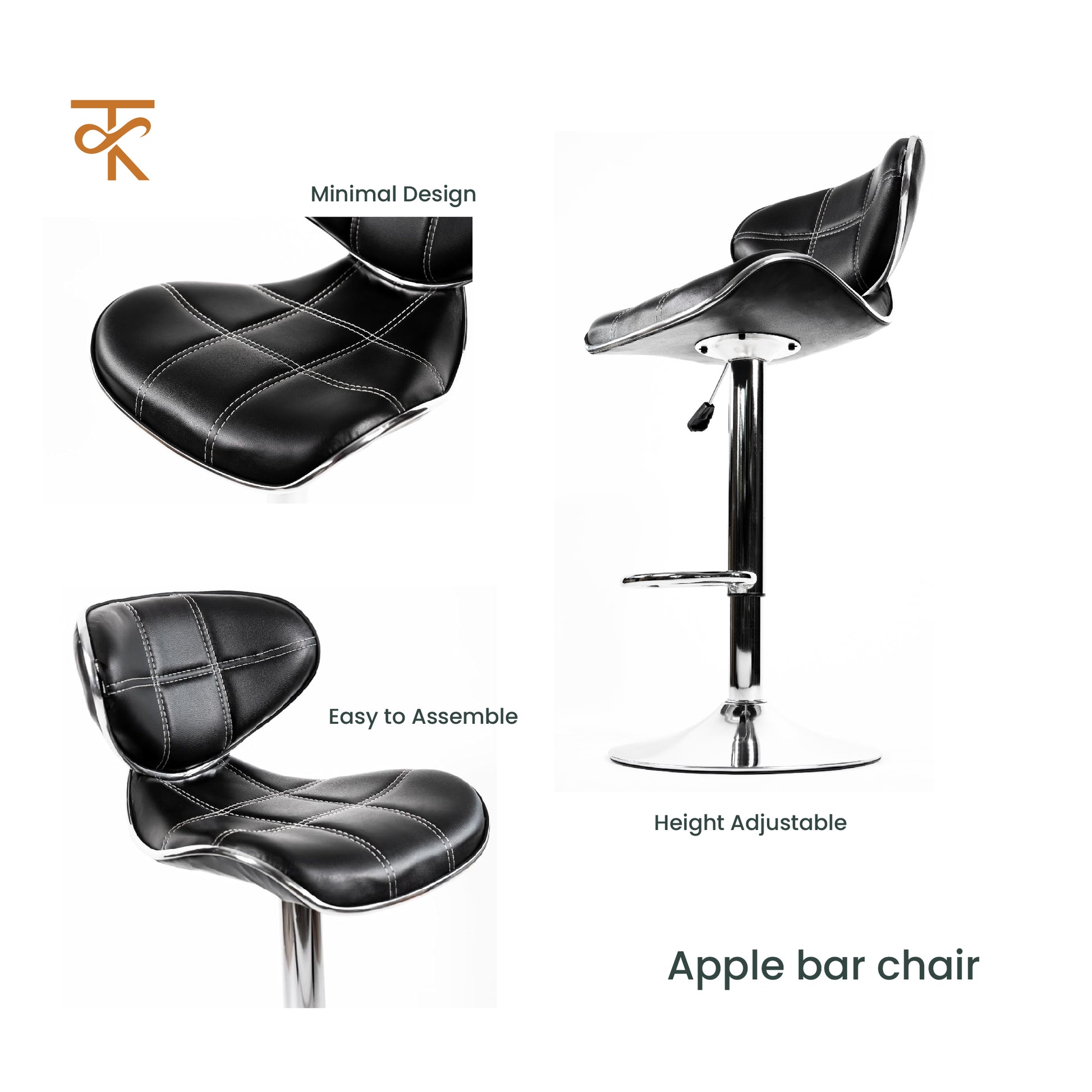 Apple Bar Chair - product features