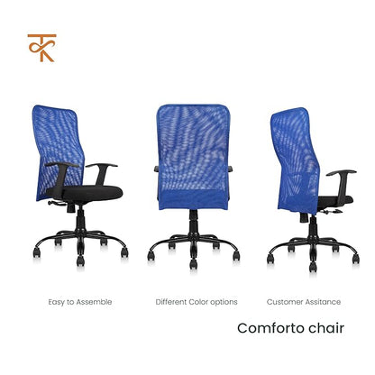 Comforto Office Chair - Blue angles