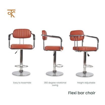 Flexi Bar Chair - Brown different angle