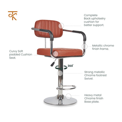 Flexi Bar Chair - Brown features