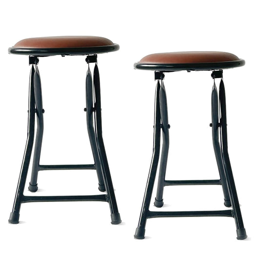 Folding Round Stool Pack 2