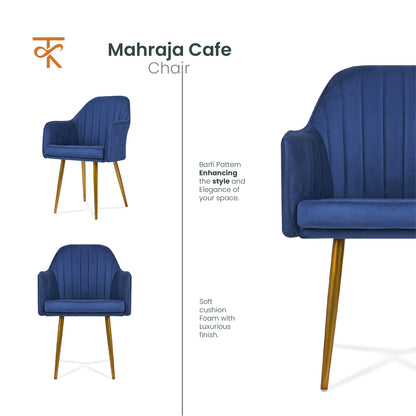 Maharaj Chair - Royal Blue zoom view