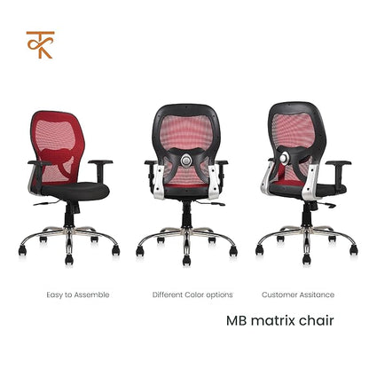 Matrix Mid Back Office Chair - angles