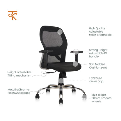 Matrix Mid Back Office Chair product features