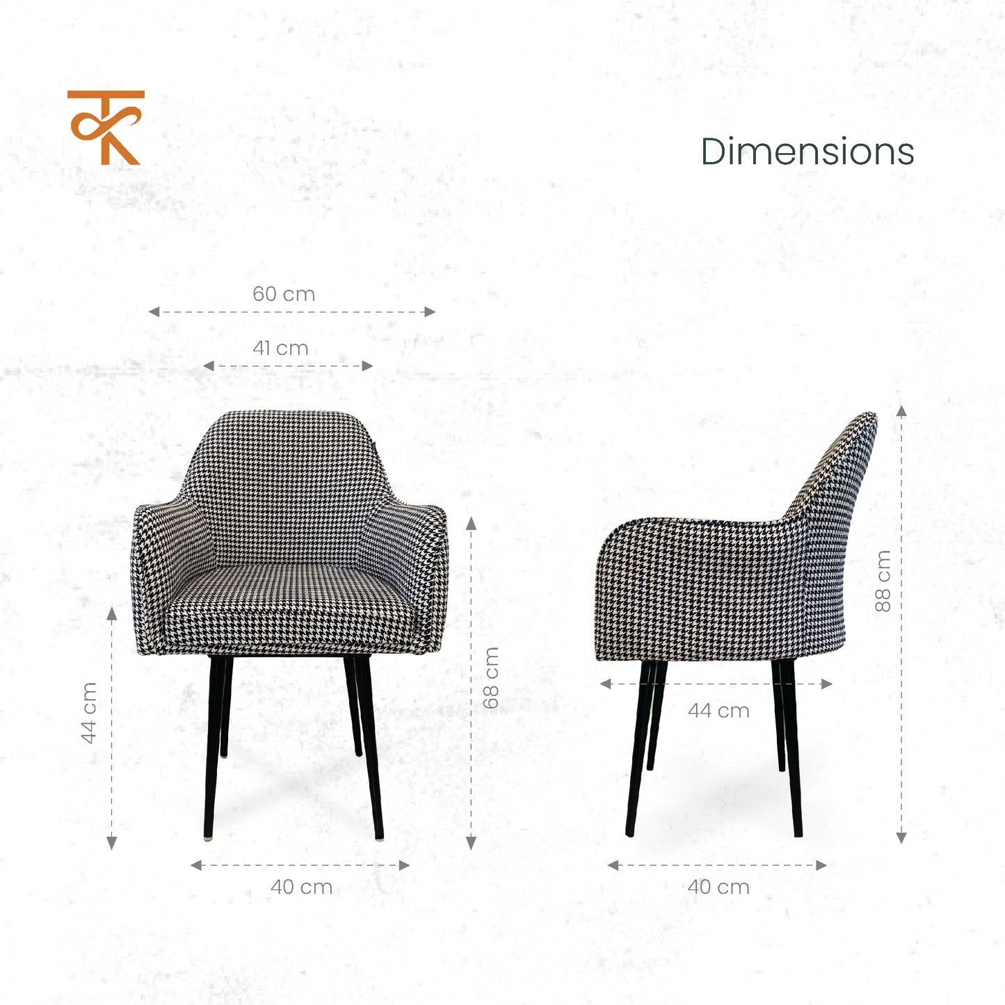 Naqsh Retro Velvet Swivel Accent Chair - Premium Lounge Chair for Living Room, Bedroom & Decor, 6 Months Warranty - Black and white