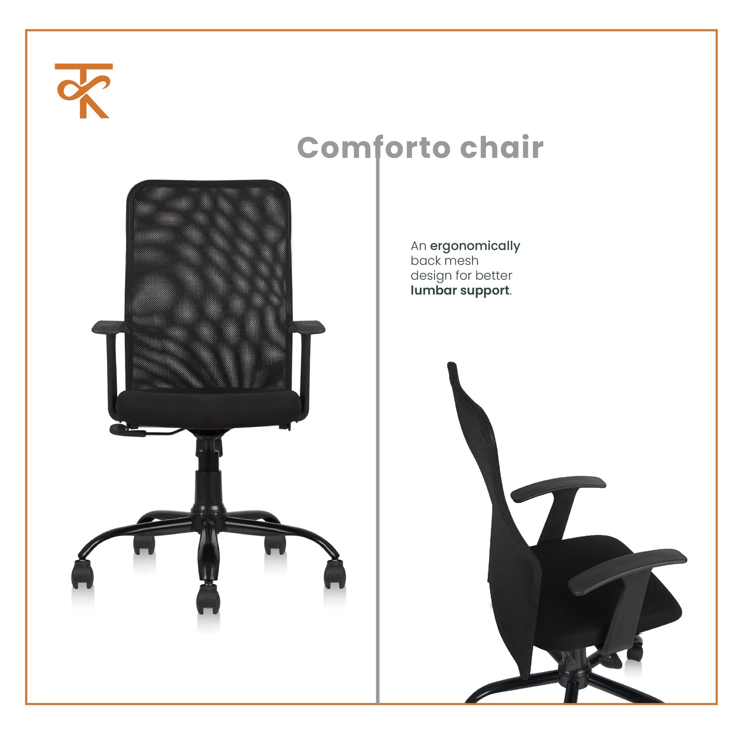 Office mesh Chair Black 