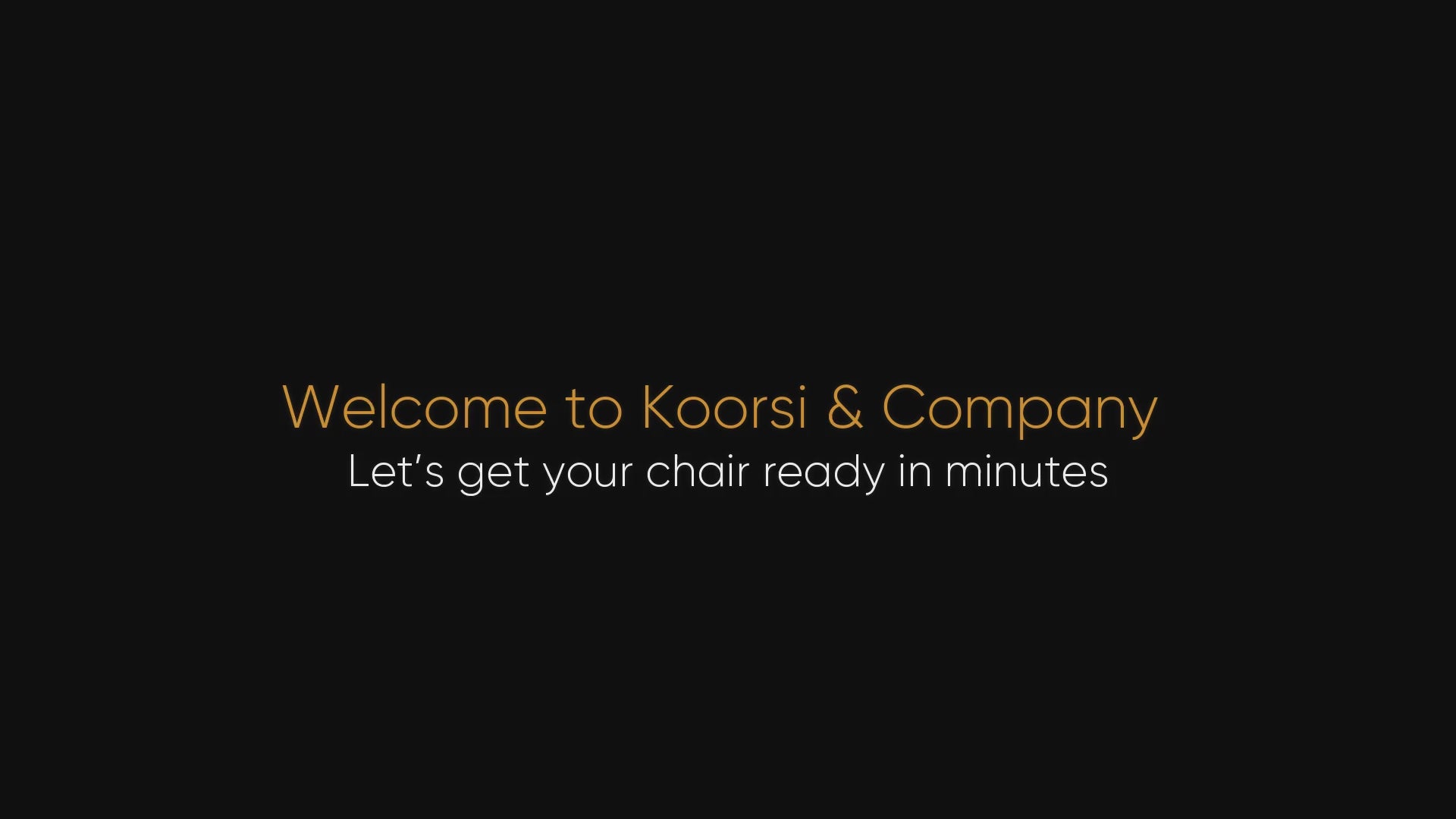 Aksh chair Assembly video